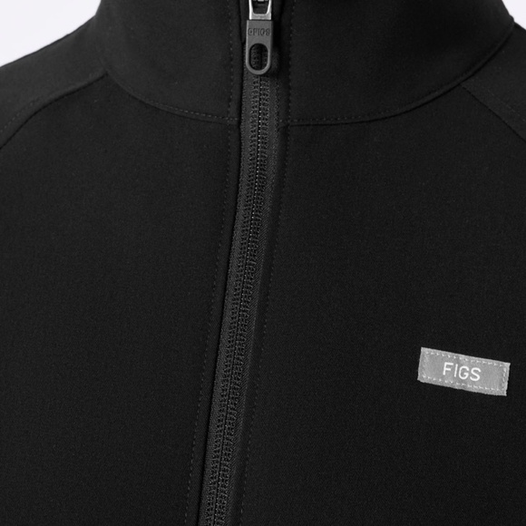 Women's Figs Black Sydney Scrub Jacket XXL - Picture 11 of 16